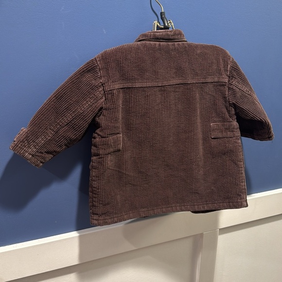 GAP Toddler Brown Cordoroy Jacket size 12/18 months big brown buttons *no hat* - Picture 8 of 8